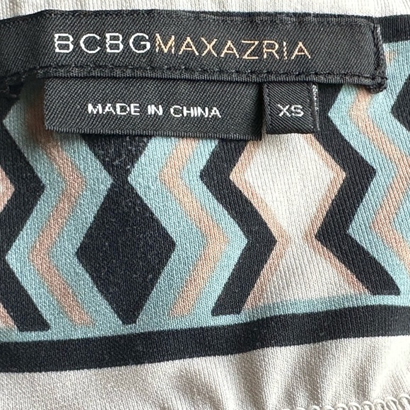 BCBG MAXAZRIA XS Strappy Tribal Chevron Sundress - Picture 7 of 7